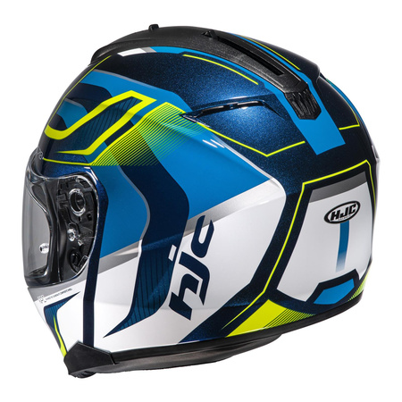 Kask integralny HJC C70 LANTIC BLUE/YELLOW niebieski granatowy biały żółty