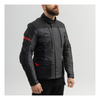 Kurtka tekstylna BROGER OVERLAND BLACK/DARK GREY/RED czarny szary czerwony