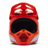 Kask cross FOX V1 LEAN FLUORESCENT ORANGE pomarańczowy fluo biały