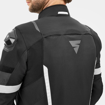 Kurtka tekstylna SHIMA SOLID 2.0 BLACK/WHITE czarny biały