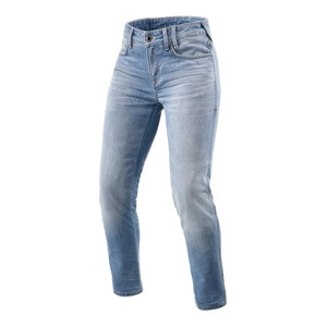 Jeansy motocyklowe damskie REVIT SHELBY 2 LADY LIGHT BLUE USED niebieski