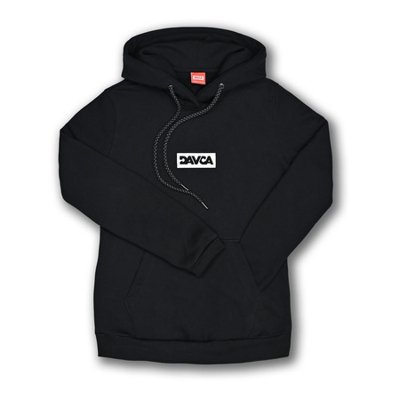 Bluza damska DAVCA LOGO REFLECTIVE czarny srebrny
