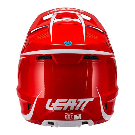 Kask cross z goglami LEATT KIT MOTO 3.5 RED czerwony