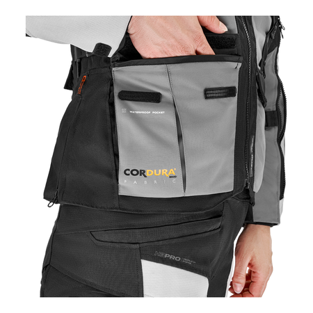 Kurtka tekstylna damska SHIMA TRACKER LADY LIGHT GREY szary