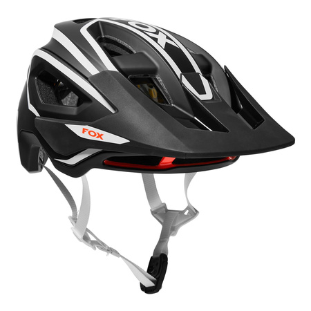 Kask rowerowy FOX SPEEDFRAME PRO DVIDE BLACK czarny biały