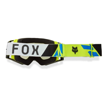 Gogle motocyklowe FOX AIRSPACE TINE SMOKE FLUO YELLOW żółty fluo