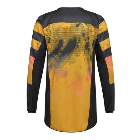 Bluza cross FOX 180 KAIROS TANGERINE czarny żółty