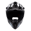 Kask cross IMX FMX-02 GRAPHIC BLACK/WHITE/GREY/METALLIC GREY czarny biały szary