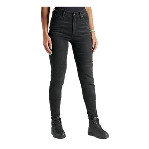 Jeansy motocyklowe damskie PANDO MOTO KUSARI COR BLACK czarny