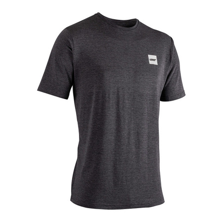 Koszulka T-shirt LEATT TECH PRINT GHOST BLACK czarny