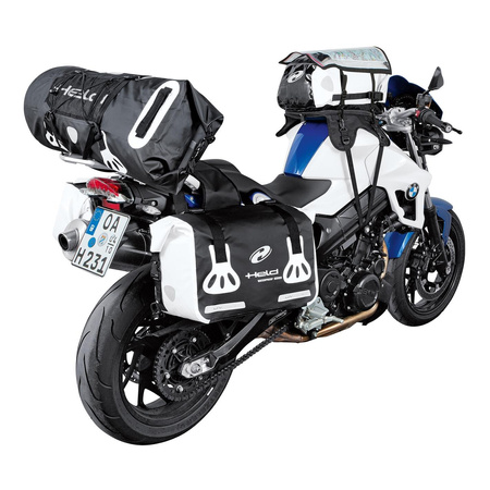 Torba na siedzenie motocykla HELD ROLL-BAG BLACK/WHITE czarny