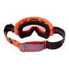 Gogle motocyklowe dziecięce FOX JUNIOR MAIN DIER PC FLUORESCENT ORANGE pomarańczowy fluo czarny szary