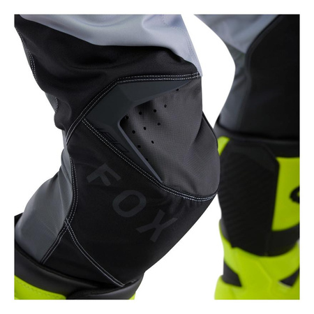 Spodnie cross FOX 180 FLOW BLACK/YELLOW czarny żółty