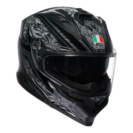 Kask integralny AGV K7 DAMASCUS BLACK/SILVER czarny srebrny