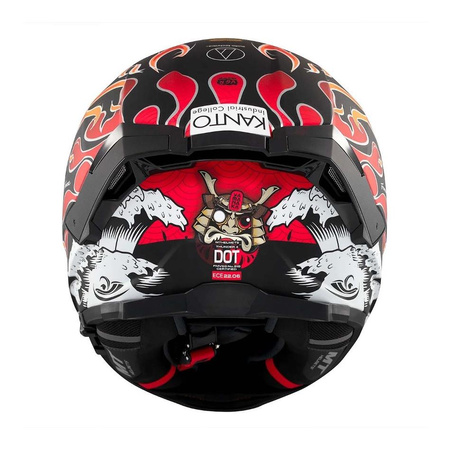 Kask integralny MT THUNDER 4 SV YAMANAKA 2024 czerwony żółty czarny