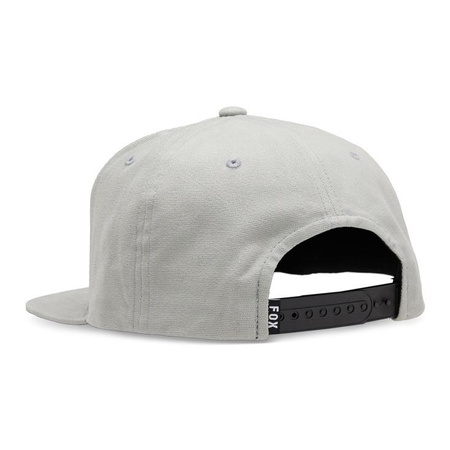 Czapka z daszkiem FOX HEAD SNAPBACK STEEL GREY szary