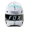 Kask cross FOX V1 TOXSYK WHITE biały niebieski