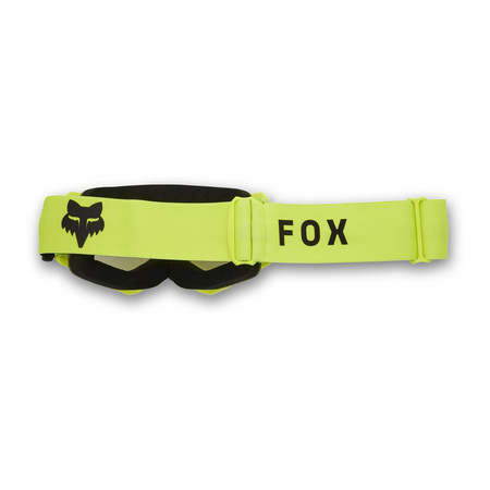 Gogle motocyklowe dziecięce FOX JUNIOR MAIN CORE FLUO YELLOW żółty fluo