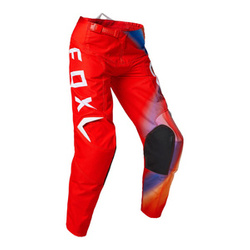 Spodnie cross dziecięce FOX JUNIOR 180 TOXSYK FLUO RED czerwony fluo niebieski