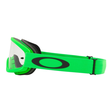 Gogle motocyklowe OAKLEY O FRAME 2.0 PRO XS MX MOTO GREEN CLEAR zielony
