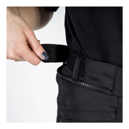 Spodnie tekstylne damskie OZONE FLOW LADY BLACK czarny