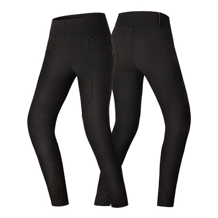 Jeansy motocyklowe damskie SHIMA CRUZ 2.0 BLACK czarny