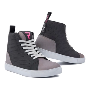 Trampki motocyklowe damskie REBELHORN TRAMP II LADY BLACK/GREY czarny szary