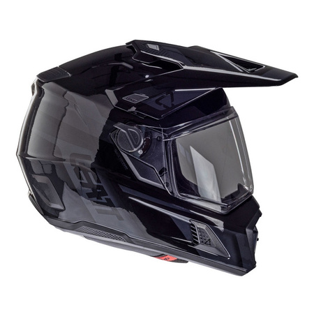 Kask cross z goglami LEATT KIT ADV 8.5 V25 STEALTH czarny