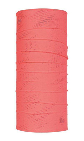 Chusta komin BUFF REFLECTIVE US R-SOLID CORAL PINK