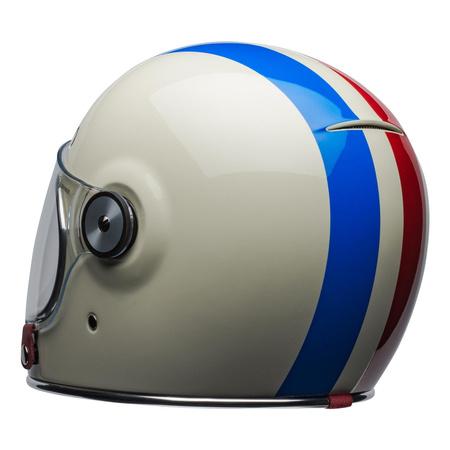 Kask integralny BELL BULLITT DLX COMMAND VINTAGE WHITE/RED/BLUE biały czerwony niebieski