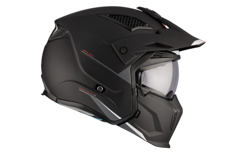 Kask otwarty MT STREETFIGHTER SV S SOLID MATT BLACK czarny mat