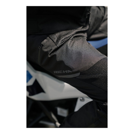 Spodnie tekstylne RICHA AIRVENT EVO 3 BLACK czarny