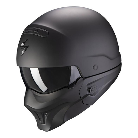 Kask otwarty SCORPION EXO-COMBAT EVO SOLID BLACK MATT czarny mat