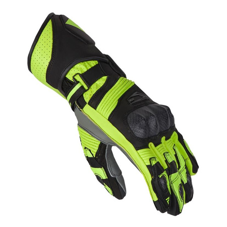Rękawice sportowe REBELHORN FIGHTER BLACK/FLUO YELLOW czarny żółty fluo