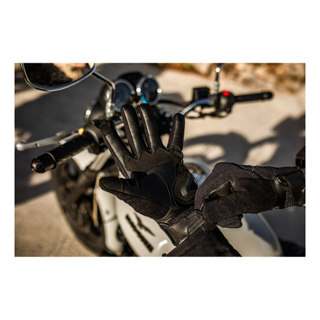 Rękawice miejskie SECA X-STRETCH II BLACK czarny
