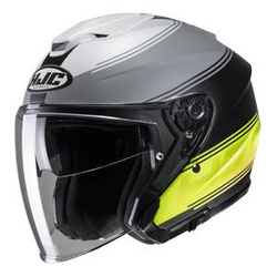 Kask otwarty HJC I30 VICOM GREY/YELLOW szary żółty fluo