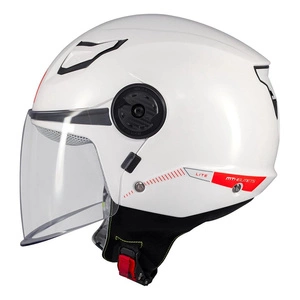 Kask otwarty dziecięcy MT LITE KIDS SOLID GLOSS WHITE biały