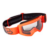 Gogle motocyklowe dziecięce FOX JUNIOR MAIN DIER PC FLUORESCENT ORANGE pomarańczowy fluo czarny szary
