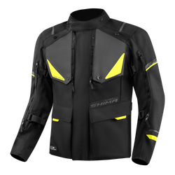 Kurtka tekstylna SHIMA RUNNER FLUO czarny żółty fluo
