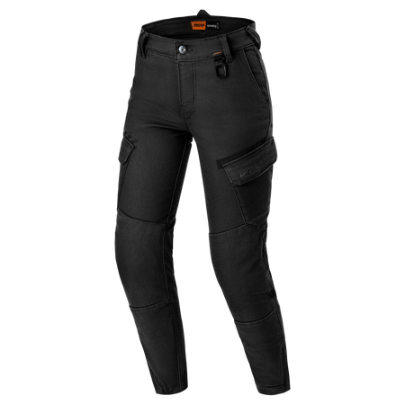 Jeansy motocyklowe damskie SHIMA RECON LADY BLACK czarny