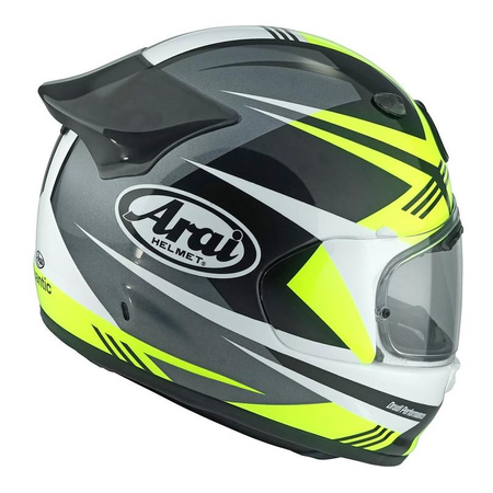 Kask integralny ARAI QUANTIC MARK YELLOW żółty fluo czarny biały grafitowy