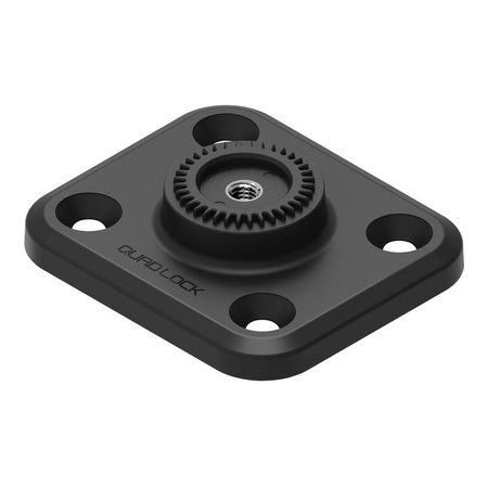 Podstawa QUAD LOCK 360 płaska prostokątna z 4 otworami czarny