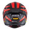 Kask integralny NZI WAKE STREAM CYBER BLACK RED MATT czarny czerwony