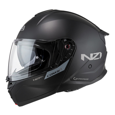 Kask szczękowy NZI COMBI 3 DUO MATT BLACK czarny mat
