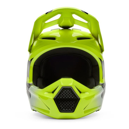 Kask cross FOX V1 SHIELD FLUO YELLOW żółty fluo czarny