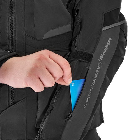 Kurtka tekstylna SHIMA HERO 2.0 MEN BLACK czarny