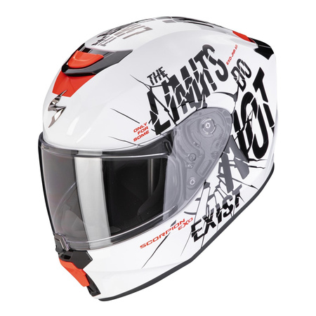 Kask integralny SCORPION EXO-JNR BOUM WHITE/BLACK biały czarny