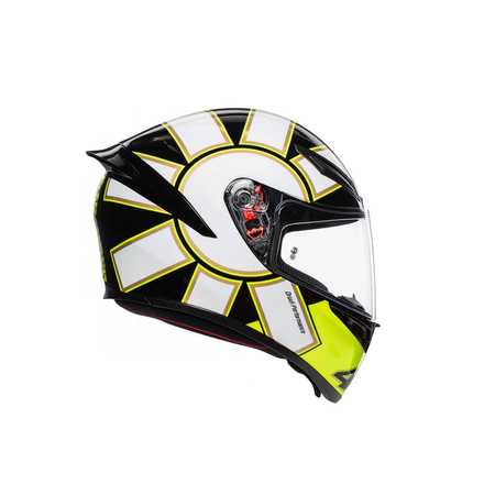 Kask integralny AGV K1 GOTHIC 46 czarny żółty biały