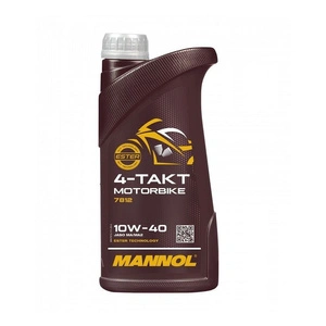 Olej 4T MANNOL 4-TAKT MOTORBIKE 10W40 1L brązowy żółty