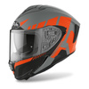 Kask integralny AIROH SPARK RISE ORANGE MATT szary pomarańczowy czarny